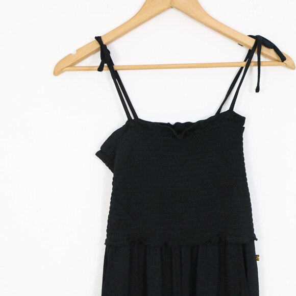 La Vie En Rose Black Spaghetti Strap Jumpsuit - Picture 5 of 7